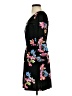 A New Day 100% Polyester Floral Black Casual Dress Size XS - photo 5