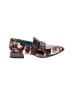 Valentina Rangoni Damask Floral Burgundy Flats Size 7 - photo 1