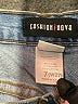 Fashion Nova Solid Blue Jeans Size 7 - photo 7