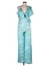 Corey Lynn Calter Paisley Blue Jumpsuit Size L - photo 1