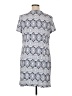 Perceptions Paisley Blue Casual Dress Size XL - photo 2