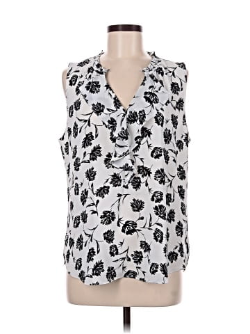 White House Black Market Sleeveless Blouse - front