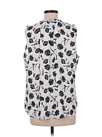 White House Black Market Sleeveless Blouse - back
