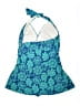 L.L.Bean Paisley Blue One Piece Swimsuit Size 12 - photo 2