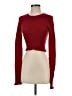 Something Navy 100% Wool Red Wool Cardigan Size XS - photo 1