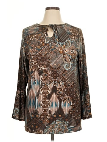 N Touch Long Sleeve Blouse (view 1)