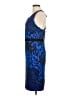 Ted Baker London Animal Print Blue Cocktail Dress Size 8 (3) - photo 5