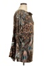 N Touch Brown Long Sleeve Blouse Size XL - photo 4