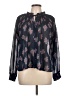 Hippie Laundry 100% Polyester Black Long Sleeve Blouse Size L - photo 1