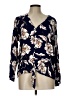 Allison Joy 100% Rayon Blue Long Sleeve Blouse Size L - photo 1