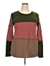 Heimish U.S.A Color Block Brown Pullover Sweater Size XXL (estimated) - photo 1