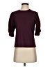 FRAME 100% Cotton Burgundy 3/4 Sleeve Top Size S - photo 1