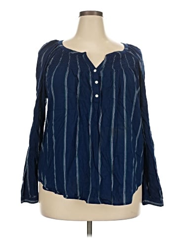 St. John's Bay Long Sleeve Blouse (view 1)