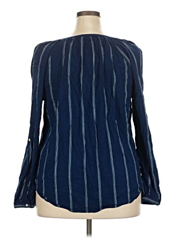 St. John's Bay Long Sleeve Blouse (view 2)