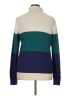 Liz & Co. Color Block Teal Pullover Sweater Size XL - photo 2