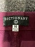 Dictionary Solid Burgundy Casual Pants Size 14 - photo 4