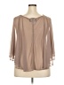 Alex Evenings Tan 3/4 Sleeve Top Size 20W - photo 2