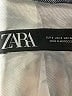 Zara 100% Cotton Gray Blazer Size S - photo 6