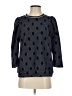 Eva Franco Polka Dots Blue Pullover Sweater Size S - photo 1