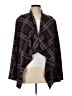 BB Dakota Plaid Burgundy Cardigan Size L - photo 1