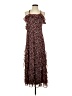 Likely 100% Polyester Floral Brown Casual Dress Size 4 - photo 1