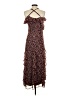 Likely 100% Polyester Floral Brown Casual Dress Size 4 - photo 2
