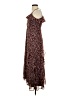 Likely 100% Polyester Floral Brown Casual Dress Size 4 - photo 5