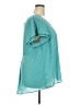 Torrid 100% Polyester Teal Short Sleeve Blouse Size 2X Plus (2) - photo 4