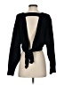 Shein 100% Acrylic Black Cardigan Size 4 - photo 2