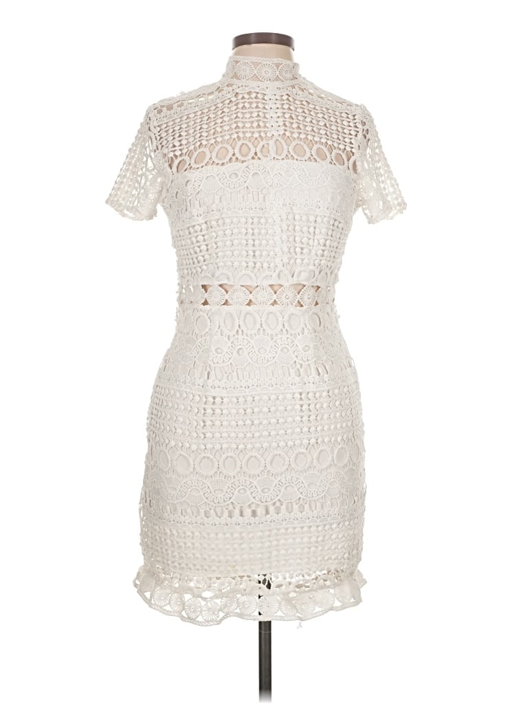 Pre-owned Hello Molly Cocktail Dress In Ivory