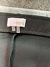 Ecru Solid Black Dress Pants Size M - photo 7