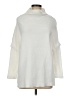 Zara W&B Collection White Turtleneck Sweater Size M - photo 1
