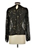Aqua Stars Black Long Sleeve Blouse Size XS - photo 2