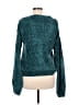 Charlotte Russe 100% Polyester Teal Pullover Sweater Size M - photo 2