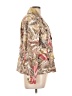 Chico's 100% Cotton Tropical Gold Blazer Size Lg (2) - photo 4