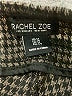 Rachel Zoe Houndstooth Black Active Pants Size 14 - photo 4