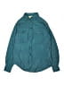 L.L.Bean 100% Cotton Checkered-gingham Teal Long Sleeve Button-Down Shirt Size 8 - photo 1