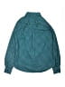 L.L.Bean 100% Cotton Checkered-gingham Teal Long Sleeve Button-Down Shirt Size 8 - photo 2