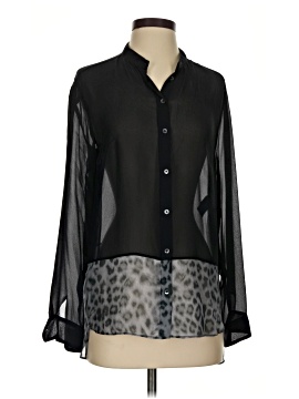 T. Babaton Long Sleeve Silk Top