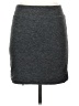 Something Navy Solid Gray Casual Skirt Size S - photo 2