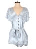 Everly Stripes Blue Romper Size M - photo 1