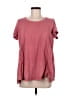 Mystree Pink Short Sleeve Top Size L - photo 1
