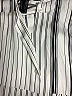 Zara Stripes Silver Long Sleeve Blouse Size XL - photo 3