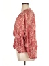 Express 100% Polyester Red Long Sleeve Blouse Size XL - photo 5