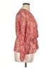 Express 100% Polyester Red Long Sleeve Blouse Size XL - photo 4