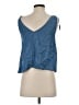 Cotton On 100% Lyocell Blue Sleeveless Blouse Size S - photo 2