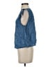 Cotton On 100% Lyocell Blue Sleeveless Blouse Size S - photo 5