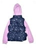 Pink Platinum 100% Polyester Hearts Purple Snow Jacket Size 10 - 12 - photo 2