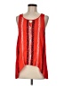 THML 100% Polyester Orange Sleeveless Blouse Size M - photo 1