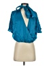 Alice + Olivia 100% Polyester Teal Short Sleeve Blouse Size S - photo 1